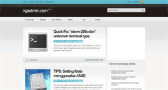 Desktop Screenshot of ngadimin.com